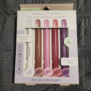 Smoke & Mirrors Lip Plumping Gloss Set 5-Pack NIB